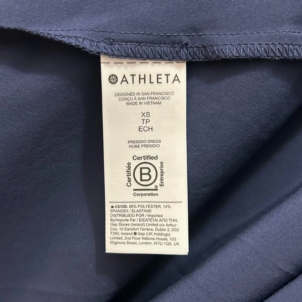 Athleta Presidio Dress Navy - Picture 6 of 8
